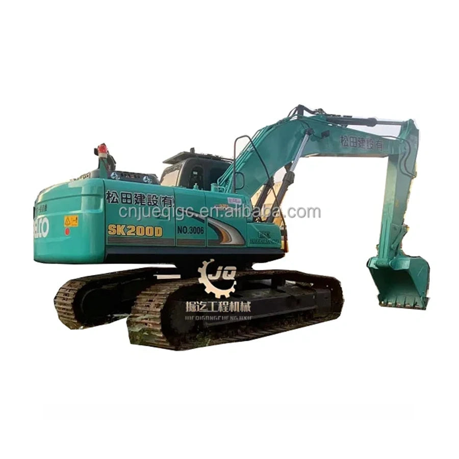 Used Kobelco SK200 Excavator – Front View