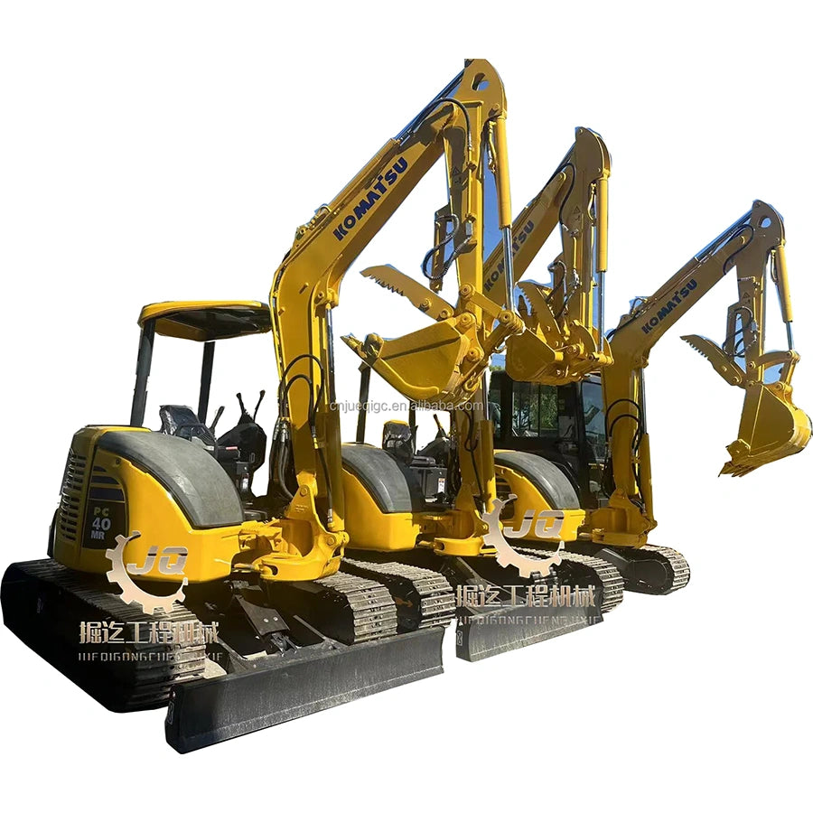 Used Komatsu PC40mr-3 Front View 4 Ton Mini Excavator