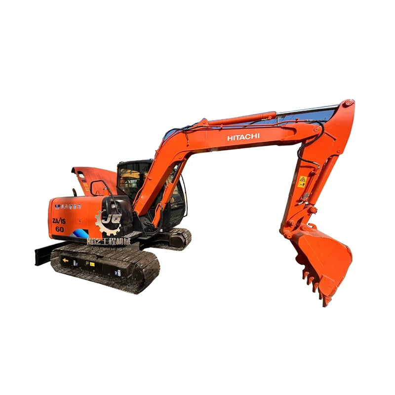 	Used Hitachi ZX60 QC Front View 6 Ton Hydraulic Excavator