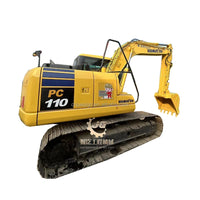 Used Komatsu PC110 Front View Excavator