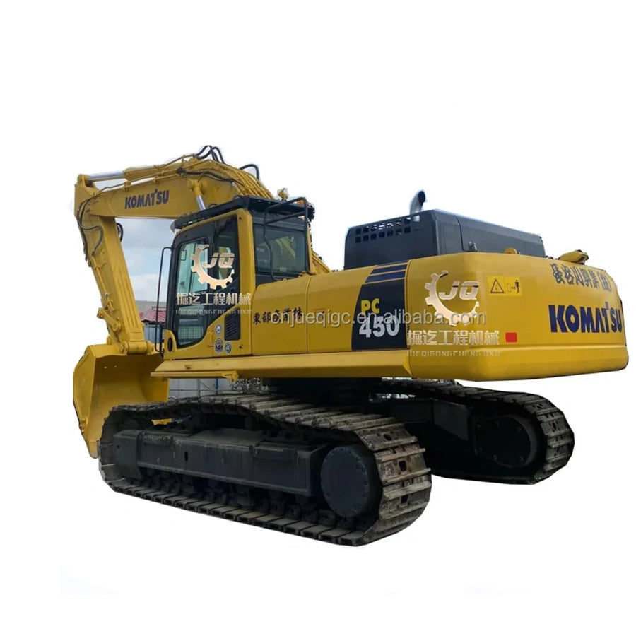 Used Komatsu PC450-7 Front View 45 Ton Heavy Duty Excavator