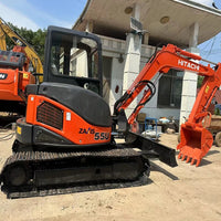 	Hitachi ZX55U Compact Crawler Excavator Side View