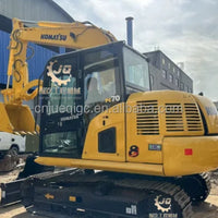 	Used Komatsu PC70-8 Front View Hydraulic Crawler Excavator