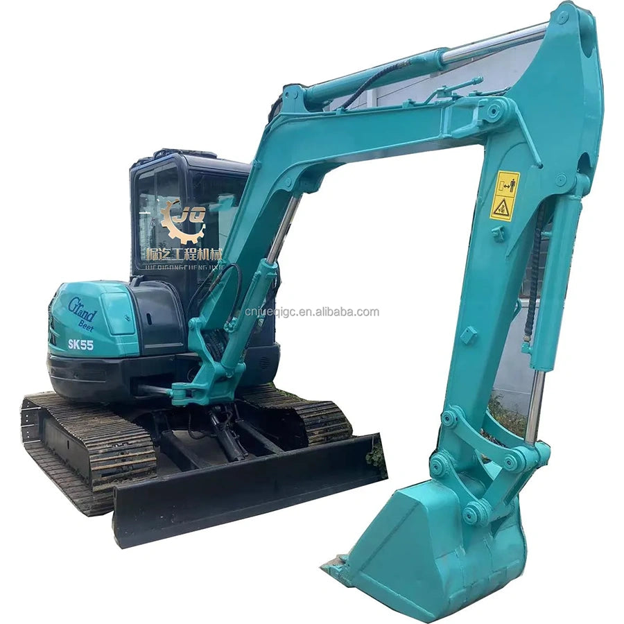 Used Kobelco SK55 Mini Excavator – Front View