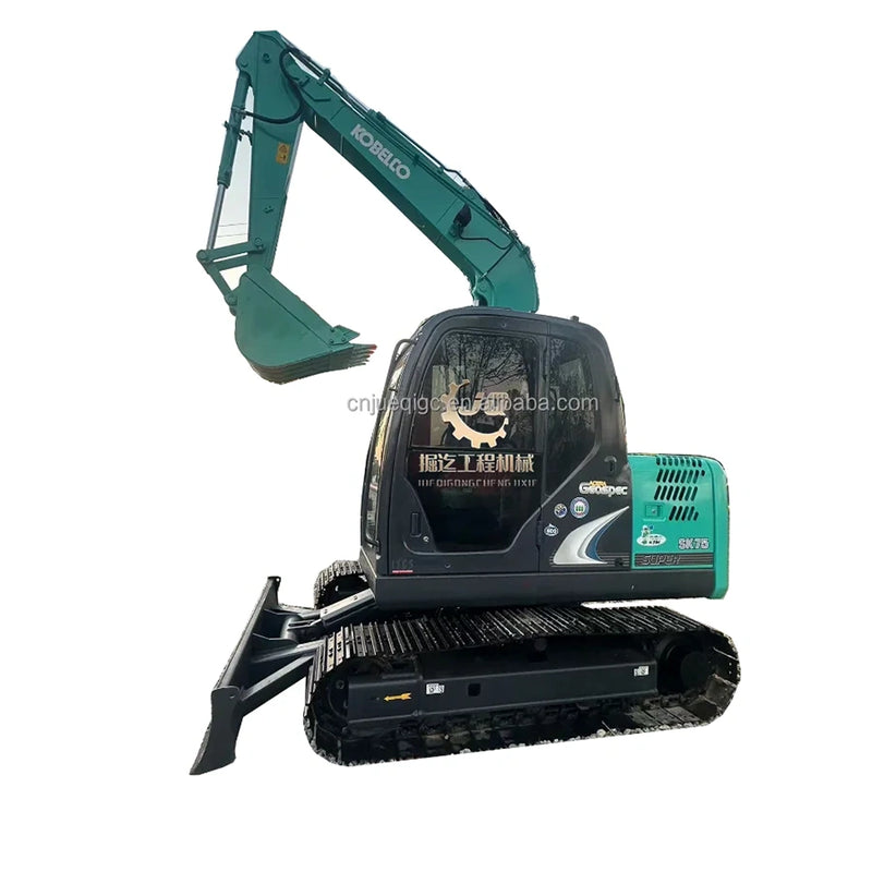 Used Kobelco SK75 Mini Excavator – Front View