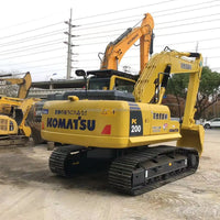 	Used Komatsu PC200 Side Profile Heavy Duty Crawler Excavator