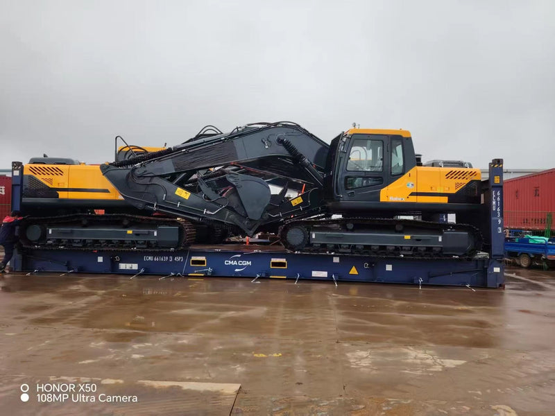 JUE QI Fleet Export: 3 Units Hyundai R220-9SShipped to South America