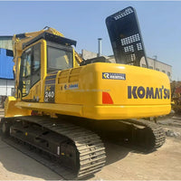 Used Komatsu PC240 Front View 24 Ton Hydraulic Excavato