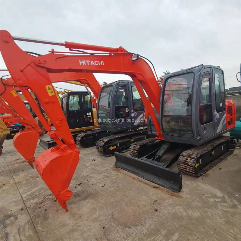 	Hitachi ZX60 Crawler Excavator Side View