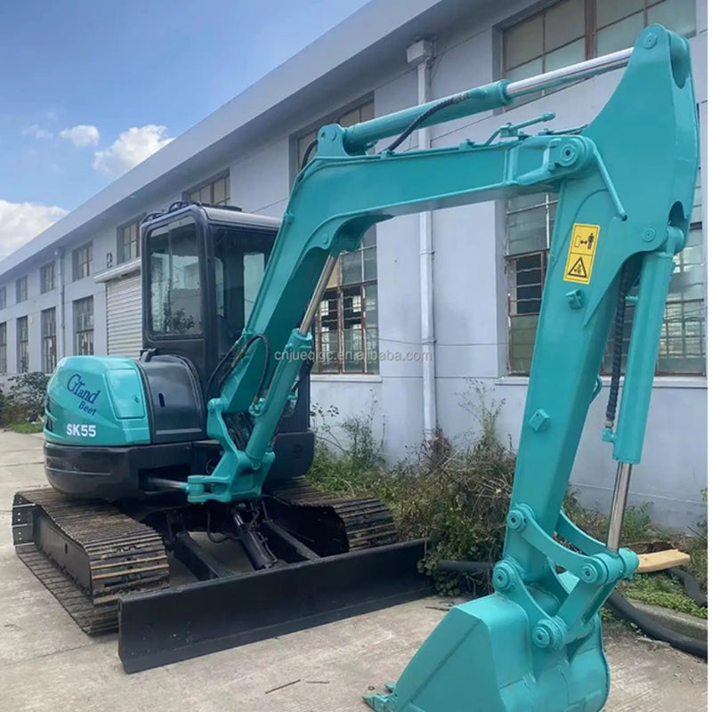 Used Kobelco SK55 Mini Excavator – Front View