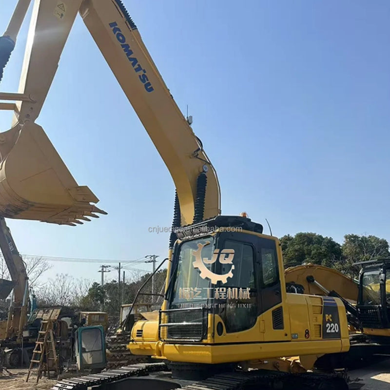 Used Komatsu PC220-8 Excavator Main Boom and High Pressure Lines