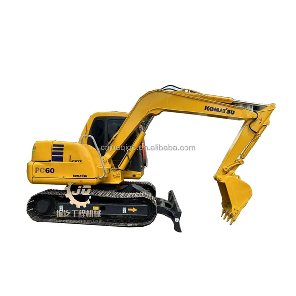 	Used Komatsu PC60 Front View Hydraulic Crawler Excavator