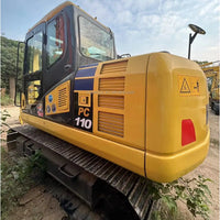 Used Komatsu PC110 Front View Excavator