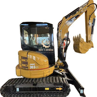 Caterpillar 303 CR Mini Excavator Side View