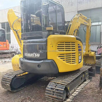 Used Komatsu PC55 Side Profile Zero-Tail Swing Excavator