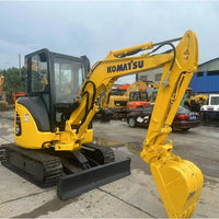 Used Komatsu PC30 Side View 3 Ton Mini Excavator