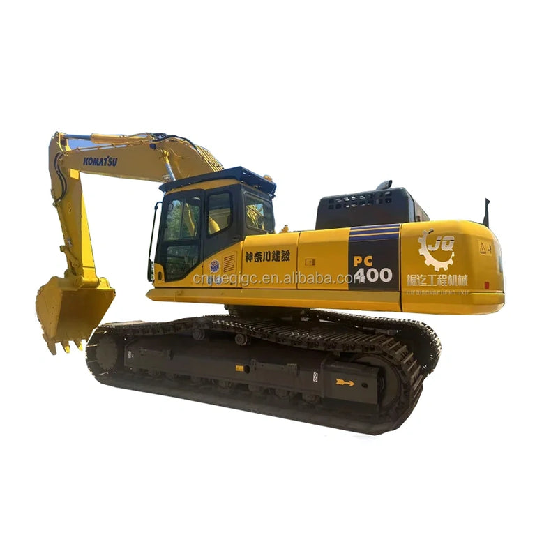 	Used Komatsu PC400-7 Front View 40 Ton Heavy Duty Excavator