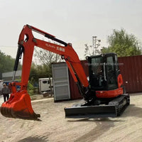 Kubota KX163 Zero-Tail Compact Excavator Side View