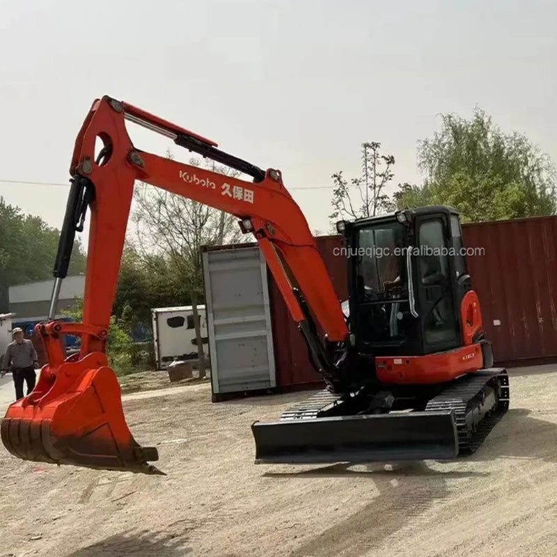 Kubota KX163 Zero-Tail Compact Excavator Side View