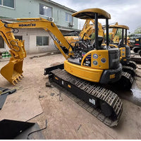 Used Komatsu PC40 Front View 4 Ton Mini Excavator