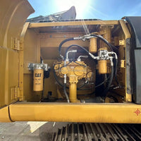 Cat 329D Engine Compartment