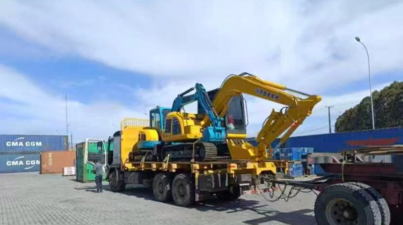JUE QI Fleet Export: Triple Komatsu & Kubota Fleet Shipped to Chile