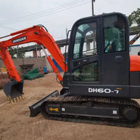 Used Doosan DX60 Mini Excavator for Sale - 6 Ton Digger