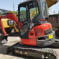 Kubota U35 Zero-Tail Compact Excavator Side View