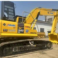 Used Komatsu PC240 Front View 24 Ton Hydraulic Excavato