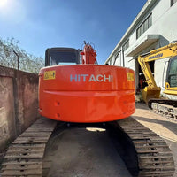 Hitachi ZX135US Rear View Counterweight and Tail Detail