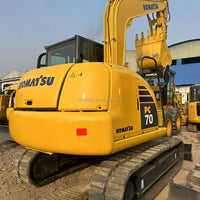 Used Komatsu PC70 Front View Hydraulic Crawler Excavator