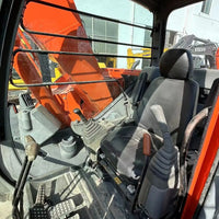 Hitachi ZX135US Excavator Cab Interior and Operator Controls