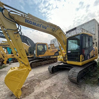 Used Komatsu PC110 Side View Excavator