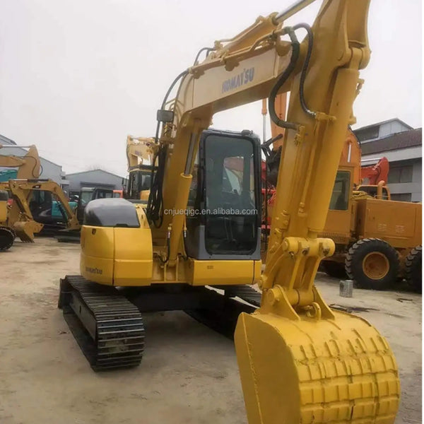 Used Komatsu PC78US Front View Tight Tail Swing Excavator