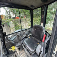 Hitachi ZX50U Excavator Cab Interior and Operator Controls