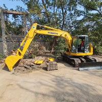 Used Komatsu PC128US Excavator Reinforced Digging Bucket View