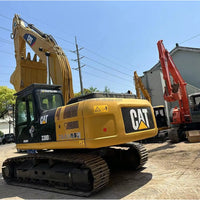 Caterpillar 329D Excavator Side View