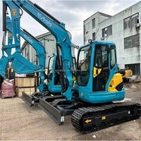 	Kubota KX155 Zero-Tail Compact Excavator Side View