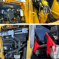 Used Komatsu PC160 Operator Cab Interior and Controls