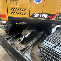 Sany 75C Compact Crawler Undercarriage and Track System