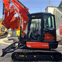 Kubota KX165 Excavator Cab Interior and Operator Controls