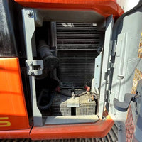 Hitachi ZX135US Engine Compartment and 101HP Motor View