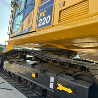 Used Komatsu PC220-8 Crawler Undercarriage and Heavy Track Shoes