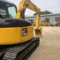 Used Komatsu PC78US Side View 8 Ton Crawler Excavator