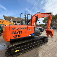 Used Hitachi ZX120QC Side Profile Compact Crawler Excavator