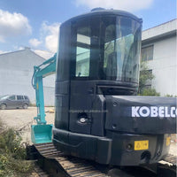 Kobelco SK55 Excavator Cab Interior & Controls