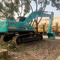 Kobelco SK200 Medium Excavator Side View