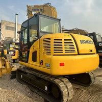 Used Komatsu PC70 Rear View Counterweight and Engine Cover