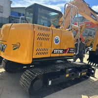Sany 75C Zero Tail Swing Excavator Side View