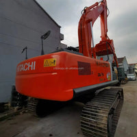 	Used Hitachi ZX240-3G Front View Hydraulic Crawler Excavator